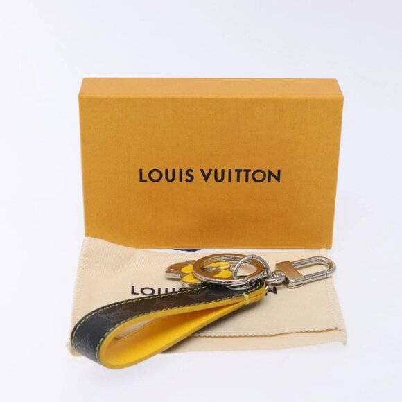 LOUIS VUITTON Monogram Eclipse Dragon Vivienne Key Holder MO1469 Auth 129758 - Picture 12 of 12